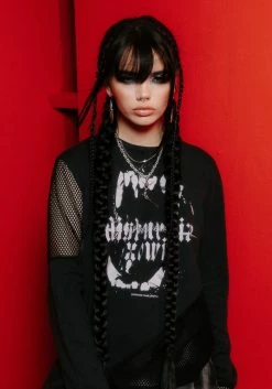 DMT1 Xowie Fishnet Tee