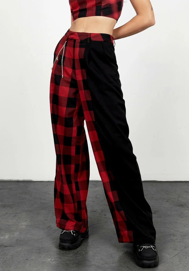 LVT1 Sh!t Show Plaid Trousers 3 LVT1 Sh!t Show Plaid Trousers - Image 3