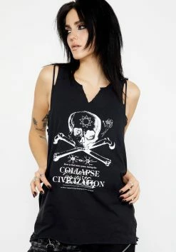 DMT1 Collapse Distressed Vest