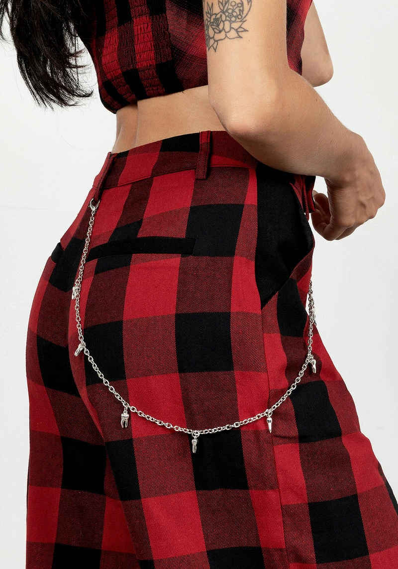 LVT1 Sh!t Show Plaid Trousers 2 LVT1 Sh!t Show Plaid Trousers - Image 2