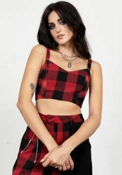 LVT1 Sh!t Show Plaid Bralet