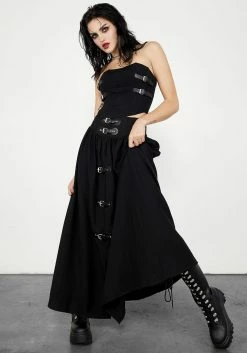 MET1 Afterlife Buckled Maxi Skirt