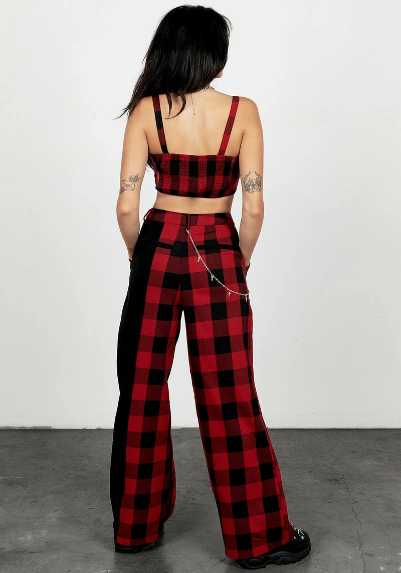 LVT1 Sh!t Show Plaid Trousers 5 LVT1 Sh!t Show Plaid Trousers - Image 5