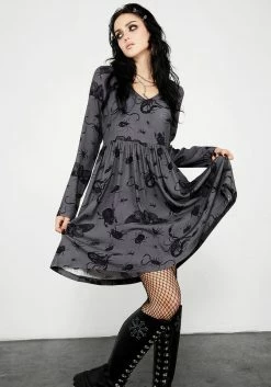 DDS1 Parasite Smock Mini Dress