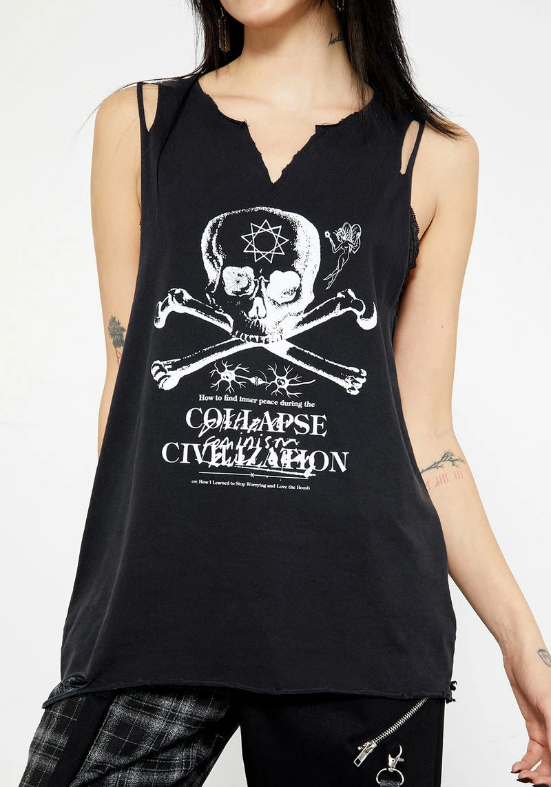 DMT1 Collapse Distressed Vest 5 DMT1 Collapse Distressed Vest - Image 5