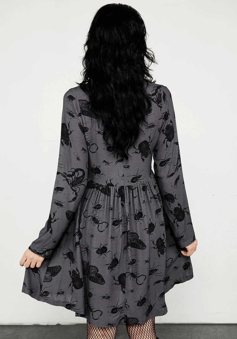 DDS1 Parasite Smock Mini Dress 6 DDS1 Parasite Smock Mini Dress - Image 6