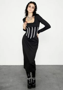 DMT1 Seance Corset Jersey Dress