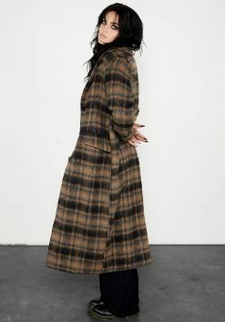 KYL1 Lore Plaid Longline Coat -Womens Clothing Sales 6 0b246848 1113 4e21 b503 f4f4bac5b7c4 800x