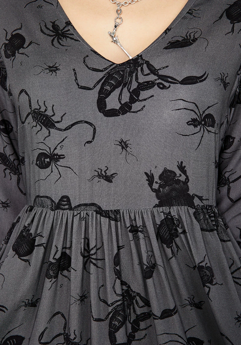 DDS1 Parasite Smock Mini Dress 2 DDS1 Parasite Smock Mini Dress - Image 2