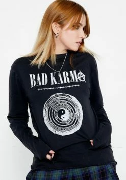 DMT1 Bad Karma Distressed Layered T-Shirt