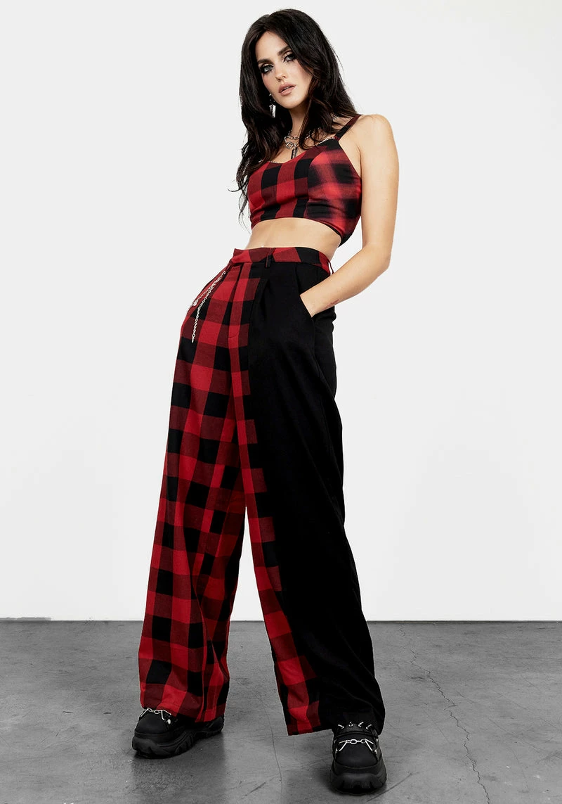 LVT1 Sh!t Show Plaid Trousers 1 LVT1 Sh!t Show Plaid Trousers