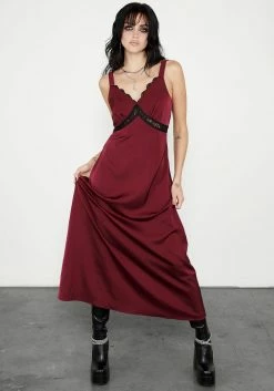 LVT1 Mara Lace Panelled Slip Dress