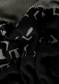 WEI1 Abstract Longline Jumper -Womens Clothing Sales AW20K03 ABSTRACT LONGLINE JUMPER d1 800x