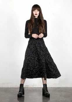 MET1 Celestial Midaxi Skirt 9 MET1 Celestial Midaxi Skirt -Womens Clothing Sales AW20M1206 celestial midaxi skirt ch 3 800x