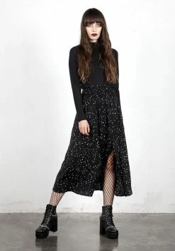 MET1 Celestial Midaxi Skirt 10 MET1 Celestial Midaxi Skirt -Womens Clothing Sales AW20M1206 celestial midaxi skirt ch 4 800x