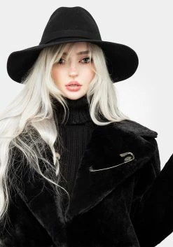 MET1 Creature Oversized Fur Coat - Black -Womens Clothing Sales AW20M30B CREATURE OVERSIZED FUR COAT BLACK 04 800x