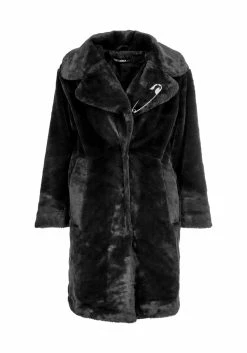 MET1 Creature Oversized Fur Coat - Black -Womens Clothing Sales AW20M30 Creature Oversized Fur Coat d blk1 800x