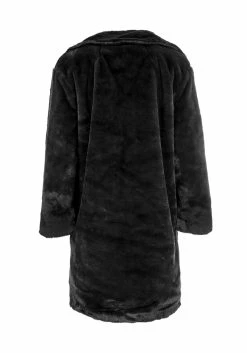 MET1 Creature Oversized Fur Coat - Black -Womens Clothing Sales AW20M30 Creature Oversized Fur Coat d blk2 800x
