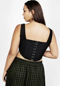 CHI1 Immortal Split Front Corset -Womens Clothing Sales AW21CL309 Immortal Split Front Corest 001 800x