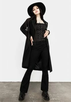 CHI1 MORTICIA LACE-UP CORSET -Womens Clothing Sales AW21CL394 MORTICIA LACE UP CORSET 0011 800x