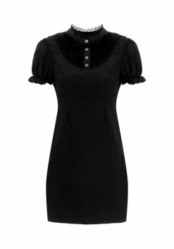 CHI1 SECRETS PINTUCK PANELLED MINI DRESS -Womens Clothing Sales AW21CL396 SECRETS PINTUCK PANELLED MIDI DRESS 01 800x