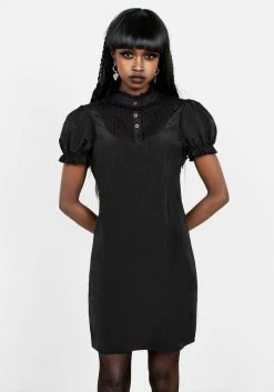 CHI1 SECRETS PINTUCK PANELLED MINI DRESS -Womens Clothing Sales AW21CL396 SECRETSPINTUCKPANELLEDMIDIDRESS 004 800x