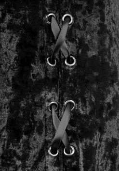 CHI1 MALEFIC LACE-UP PANEL SKIRT -Womens Clothing Sales AW21CL448 MALEFIC LACE UP PANEL SKIRT 04 800x