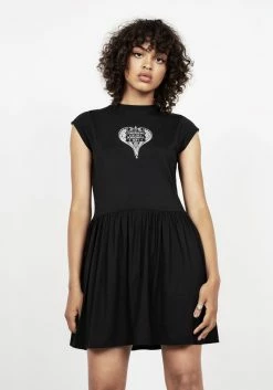 DDS1 Sorrow Skater Dress -Womens Clothing Sales AW21DD102 Sorrow Skater dress 01 800x