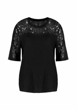 DDS1 Libertina Lace Panel Tee -Womens Clothing Sales AW21DD210 Libertina Lace Panel T shirt Dress d1 800x