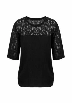 DDS1 Libertina Lace Panel Tee -Womens Clothing Sales AW21DD210 Libertina Lace Panel T shirt Dress d2 800x