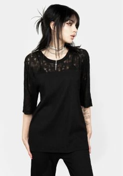 DDS1 Libertina Lace Panel Tee