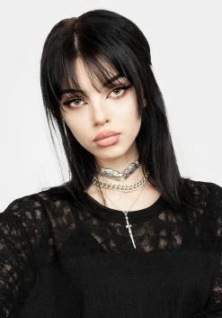 DDS1 Libertina Lace Panel Tee -Womens Clothing Sales AW21DD210 LIBERTINA LACE PANEL TEE 06 800x