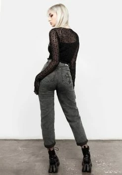 DEN1 Mythic Mom Jeans 10 DEN1 Mythic Mom Jeans -Womens Clothing Sales AW21DEN304 Mythic Mom Jeans 2 800x