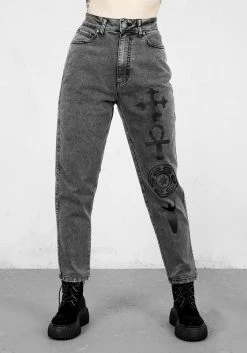 DEN1 Mythic Mom Jeans 11 DEN1 Mythic Mom Jeans -Womens Clothing Sales AW21DEN304 Mythic Mom Jeans rc03 800x