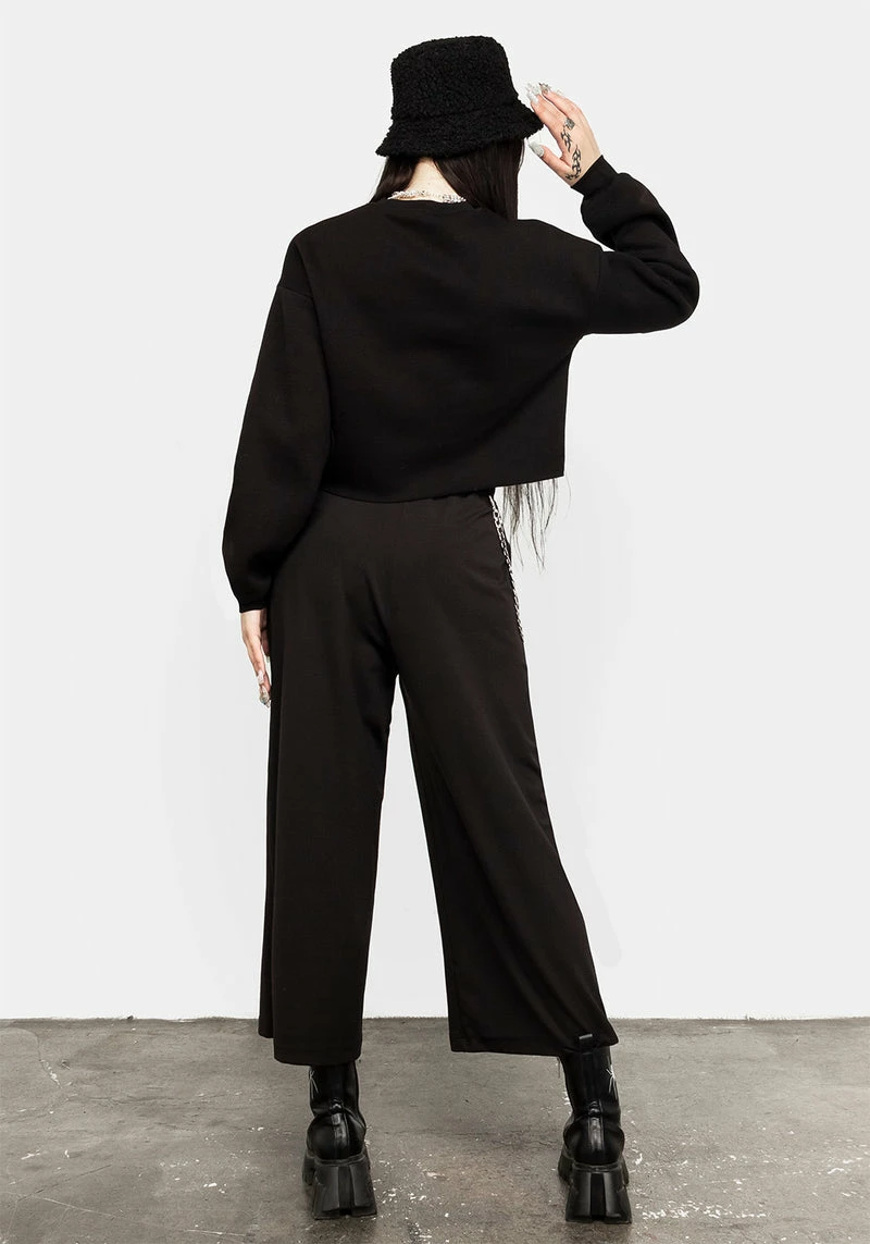 DMT1 Demons Crop Sweat Top 5 DMT1 Demons Crop Sweat Top - Image 5