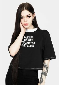 DMT1 Muse Boxy Crop Top -Womens Clothing Sales AW21DM445 MUSE BOXY CROP TOP 006 800x