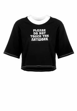 DMT1 Muse Boxy Crop Top -Womens Clothing Sales AW21DM445 Muse Boxy Crop Top D 800x