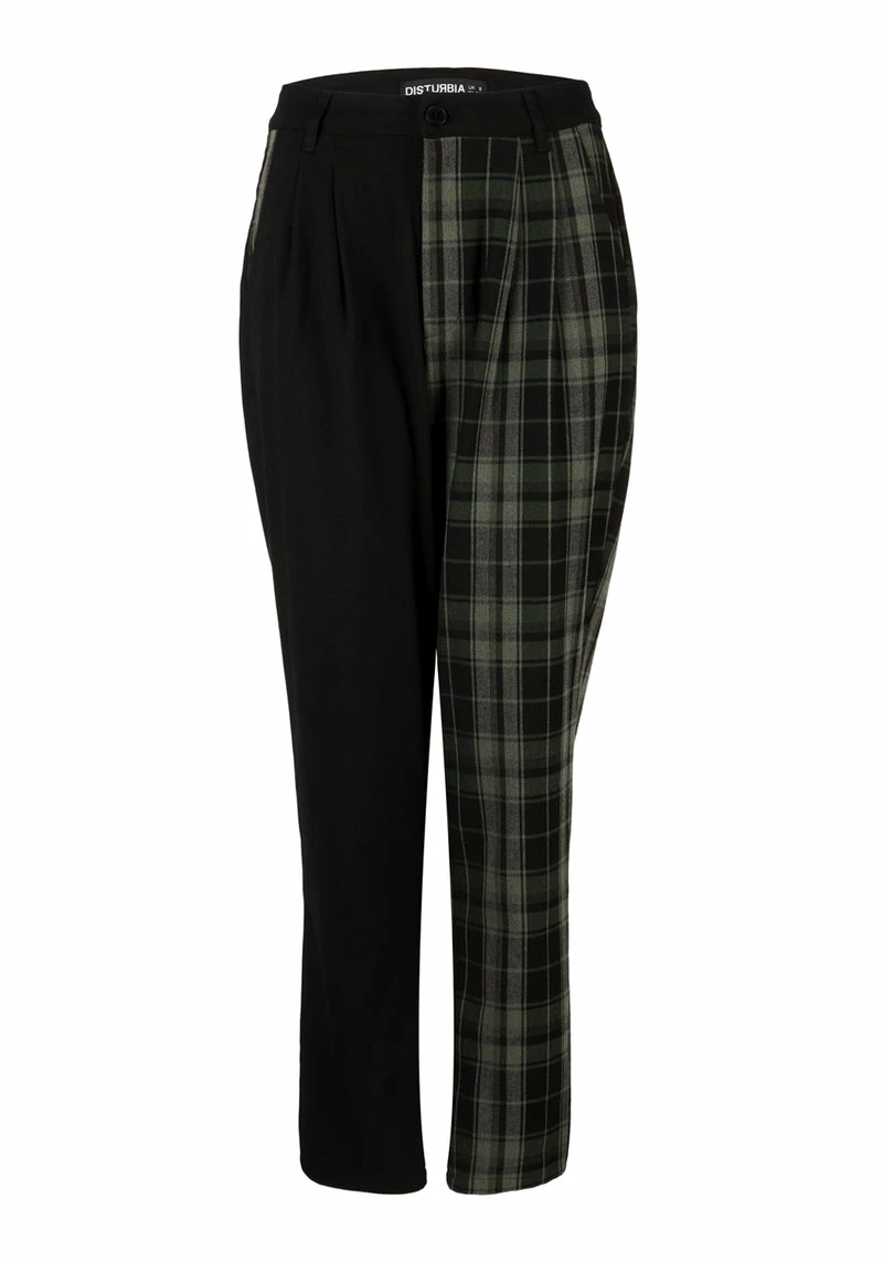 LVT1 Checkmate High Waist Tapered Trousers 12 LVT1 Checkmate High Waist Tapered Trousers - Image 12