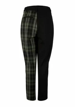 LVT1 Checkmate High Waist Tapered Trousers 28 LVT1 Checkmate High Waist Tapered Trousers -Womens Clothing Sales AW21LV220 Checkmate high waisted tapered trousers d2 800x