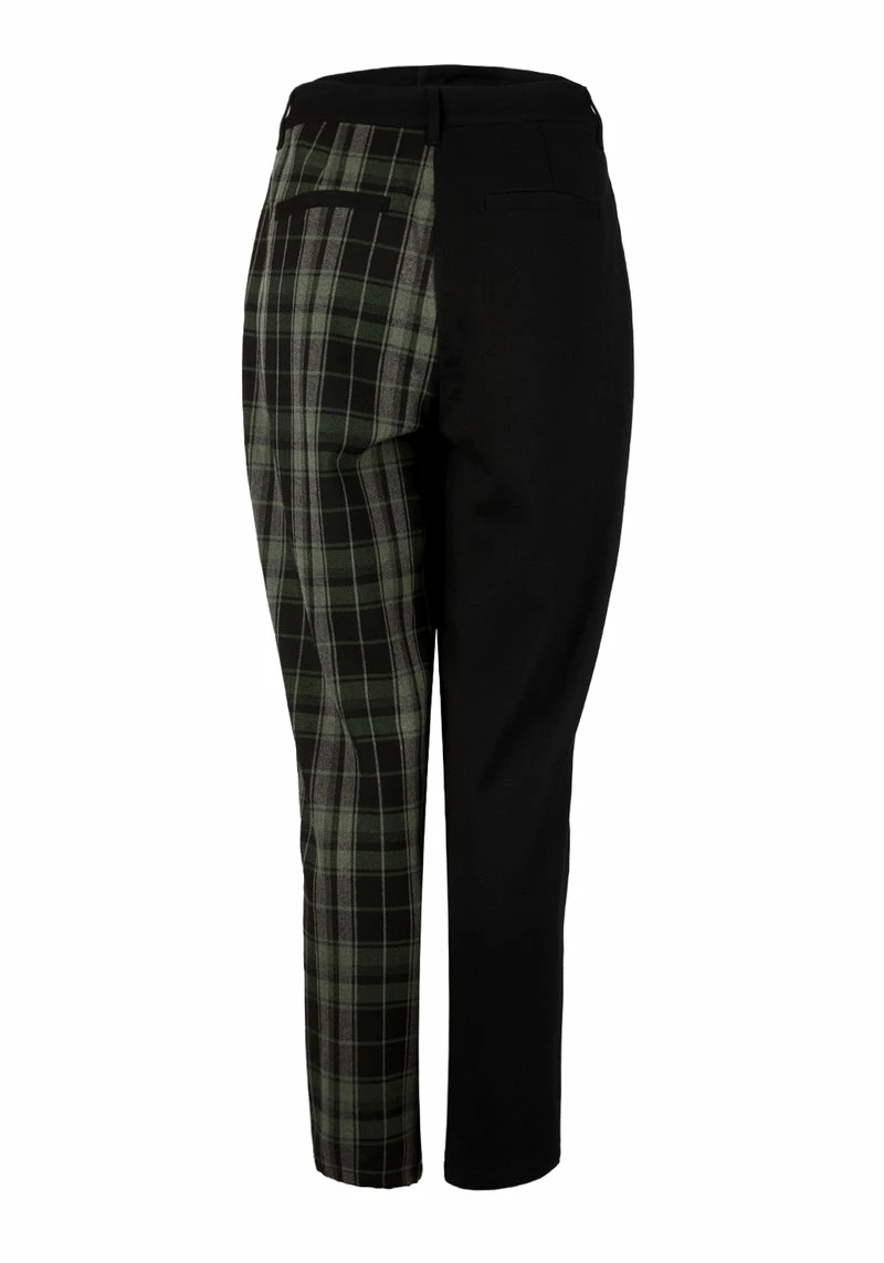 LVT1 Checkmate High Waist Tapered Trousers 14 LVT1 Checkmate High Waist Tapered Trousers - Image 14
