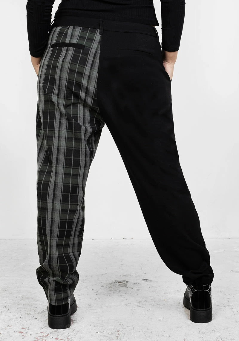 LVT1 Checkmate High Waist Tapered Trousers 9 LVT1 Checkmate High Waist Tapered Trousers - Image 9