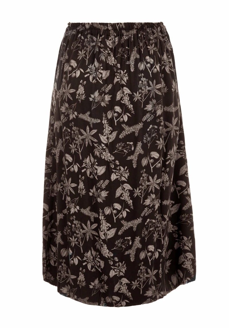 LVT1 POISONOUS PLANT SPLIT MIDI SKIRT 7 LVT1 POISONOUS PLANT SPLIT MIDI SKIRT - Image 7