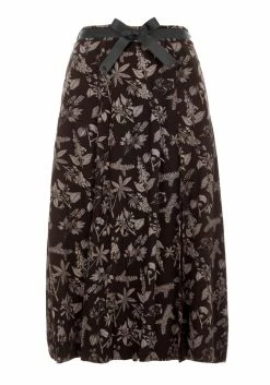 LVT1 POISONOUS PLANT SPLIT MIDI SKIRT 19 LVT1 POISONOUS PLANT SPLIT MIDI SKIRT -Womens Clothing Sales AW21LV404 POISONOUS PLANT SPLIT MIDI SKIRT 800x