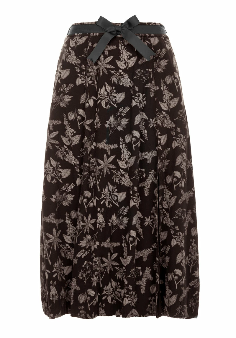 LVT1 POISONOUS PLANT SPLIT MIDI SKIRT 10 LVT1 POISONOUS PLANT SPLIT MIDI SKIRT - Image 10