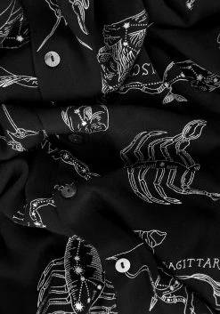 LVT1 Zodiac Button Midi Skirt -Womens Clothing Sales AW21LV454 Zodiac Button Midi Skirt 04 800x