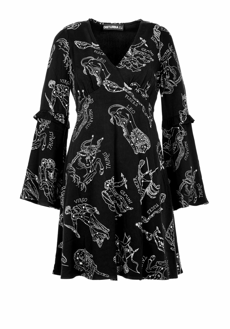 LVT1 Zodiac Flare Sleeve Mini Dress 6 LVT1 Zodiac Flare Sleeve Mini Dress - Image 6