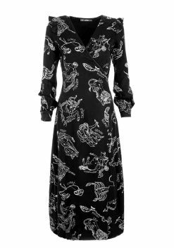 LVT1 Zodiac Maxi Wrap Dress -Womens Clothing Sales AW21LV461 Zodiac Maxi Wrap Dress 01 800x