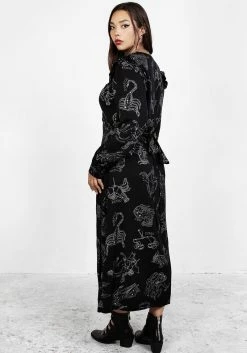 LVT1 Zodiac Maxi Wrap Dress -Womens Clothing Sales AW21LV461 Zodiac Maxi Wrap Dress 001 56051976 705e 4424 8596 5fe6118a0c49 800x