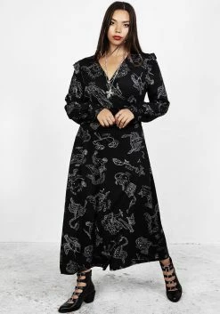 LVT1 Zodiac Maxi Wrap Dress -Womens Clothing Sales AW21LV461 Zodiac Maxi Wrap Dress 004 c42421fb ba33 427b 97ee f122e86755db 800x