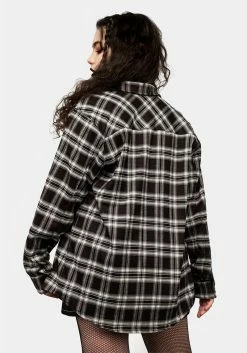 MET1 Seattle Check Shirt -Womens Clothing Sales AW21M07M SEATTLE MIX CHECK SHIRT 009 800x